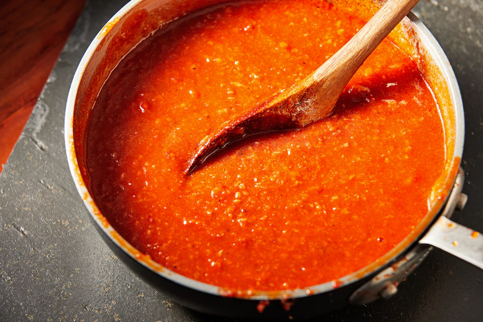 make the arrabiata sauce using tomatoes