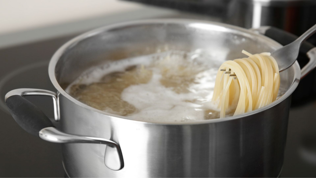 Boil Noodles untill al dente